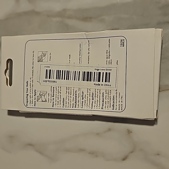 Pink Heart Sticker Nails - Picture 3 of 3